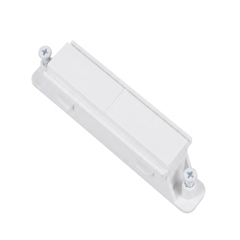 Doorvoerconnector 1-fase rail | Interne doorvoer | Wit | Kunststof | Pro-Track