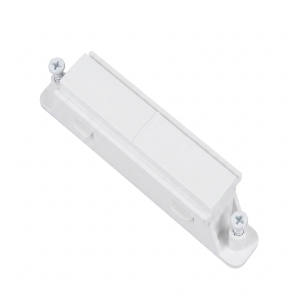 Doorvoerconnector 1-fase rail | Interne doorvoer | Wit | Kunststof | Pro-Track