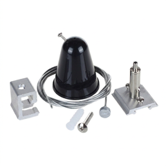 Pendant light set 1-phase track | 300 cm | Black | Metal | Pro-Track