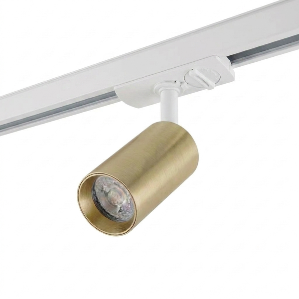 1-Phase Track Spot Pro | OLYMPUS | GU10 fitting | White - Brass