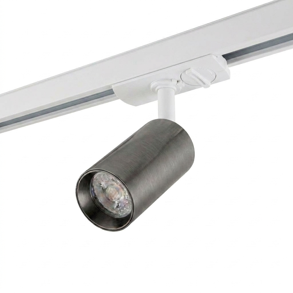 1-Phasen-Railspot Pro | OLYMPUS | GU10-Fassung | Weiß – Dunkel-Silber