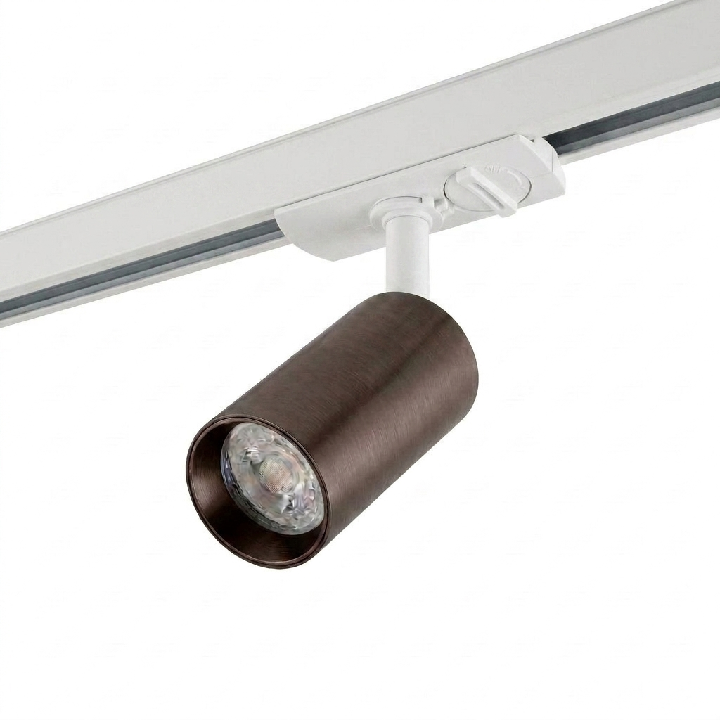 1-Phasen-Railspot Pro | OLYMPUS | GU10-Fassung | Weiß – Bronze