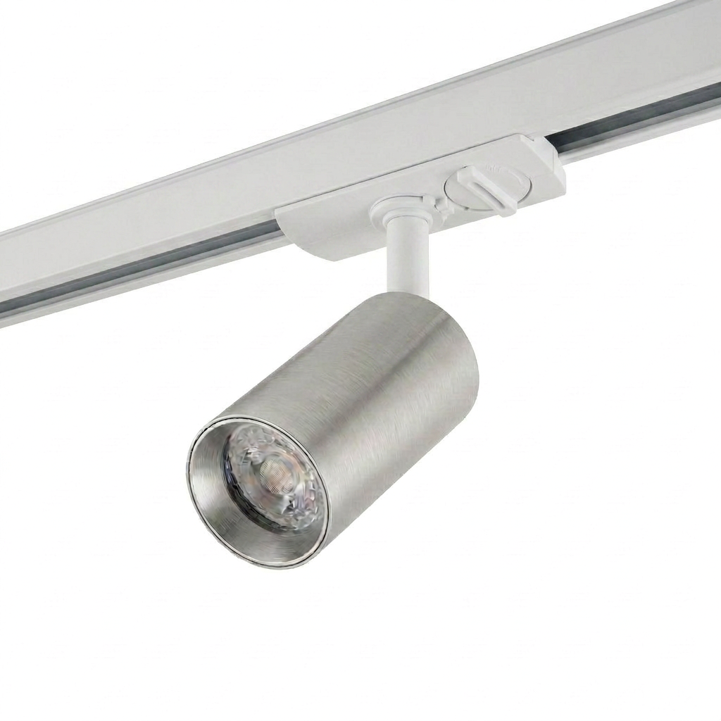 1-Fase Railspot Pro | OLYMPUS | GU10 fitting | Wit - Silver