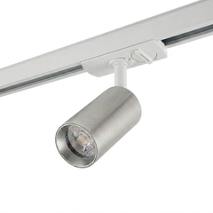 1-Fase Railspot Pro | OLYMPUS | GU10 fitting | Wit - Silver