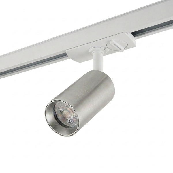 1-Fase Railspot Pro | OLYMPUS | GU10 fitting | Wit - Silver