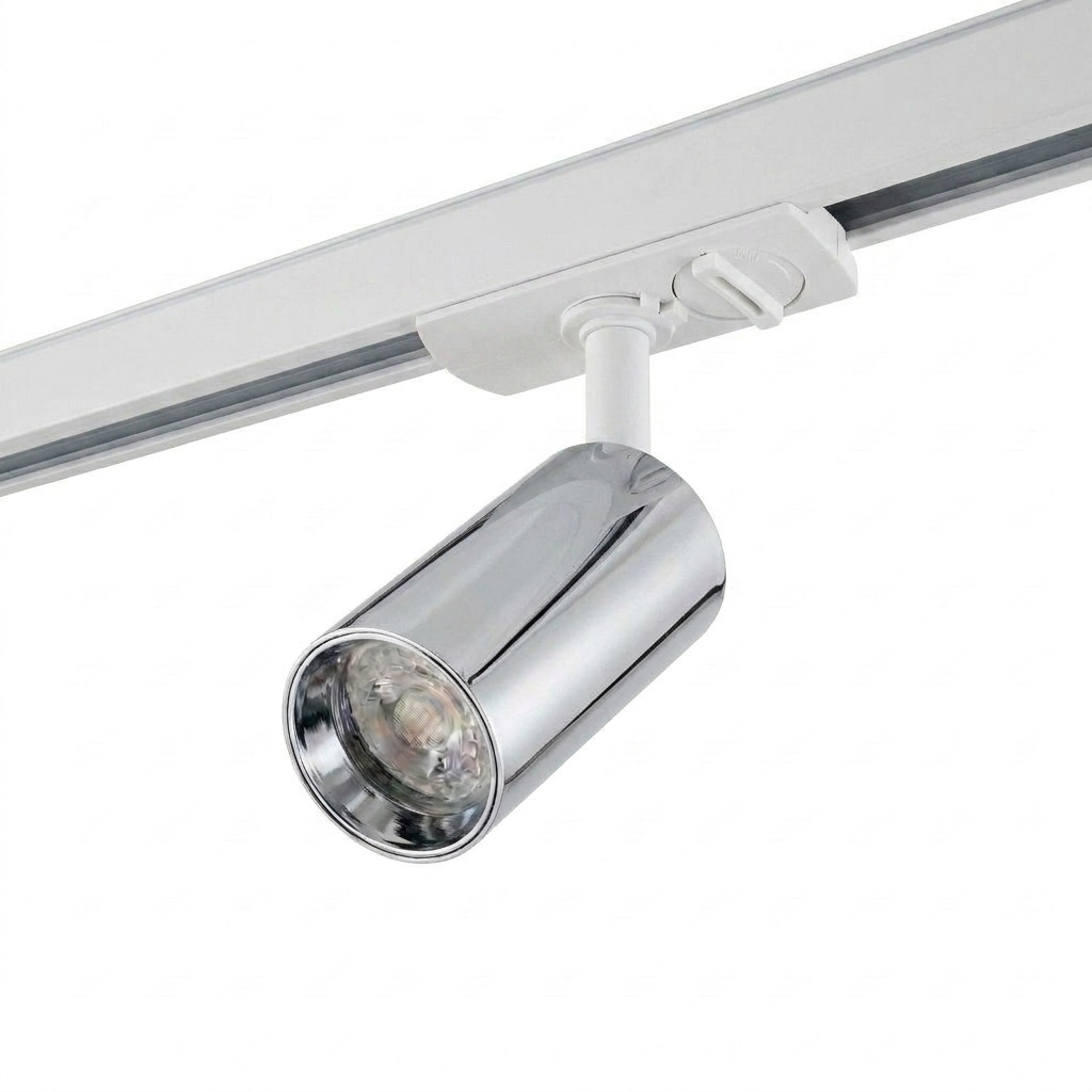1-Fase Railspot Pro | OLYMPUS | GU10 fitting | Wit - Chroom