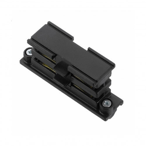 Doorvoerconnector 3-fase rail | Interne doorvoer | Zwart | Kunststof | Pro-Track
