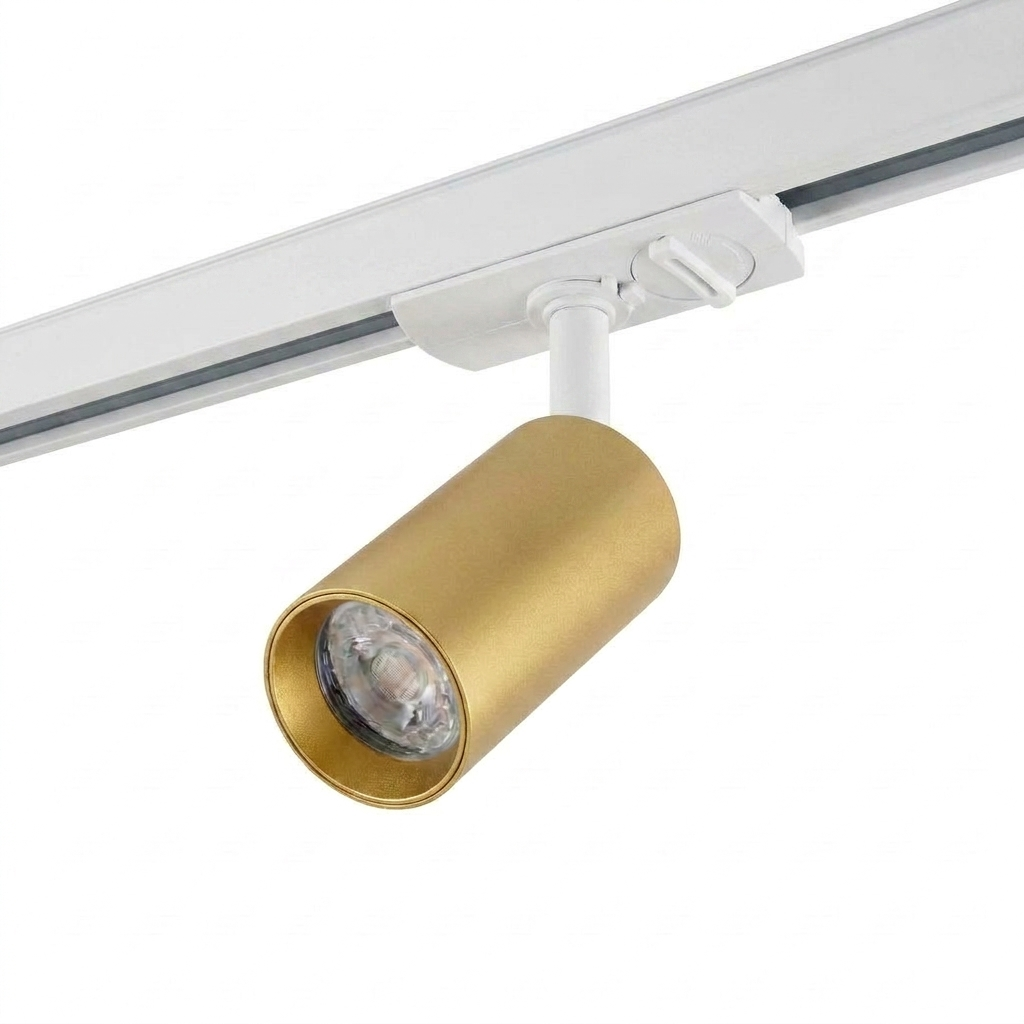 1-Phasen-Railspot Pro | OLYMPUS | GU10-Fassung | Weiß – Gold