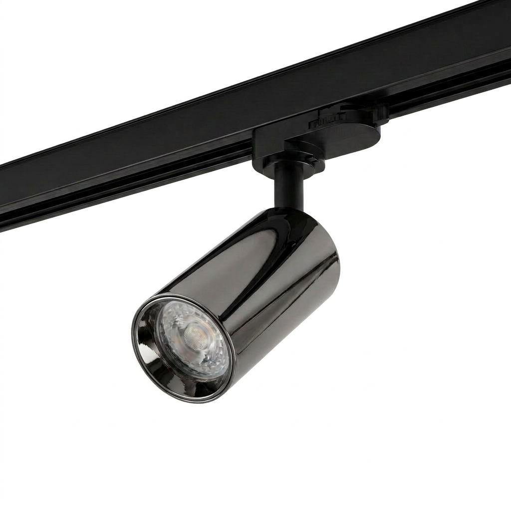 3-Fase Railspot Pro | OLYMPUS | GU10 fitting | Chroom zwart
