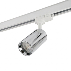 3-Fase Railspot Pro | OLYMPUS | GU10 fitting | Wit - Chroom