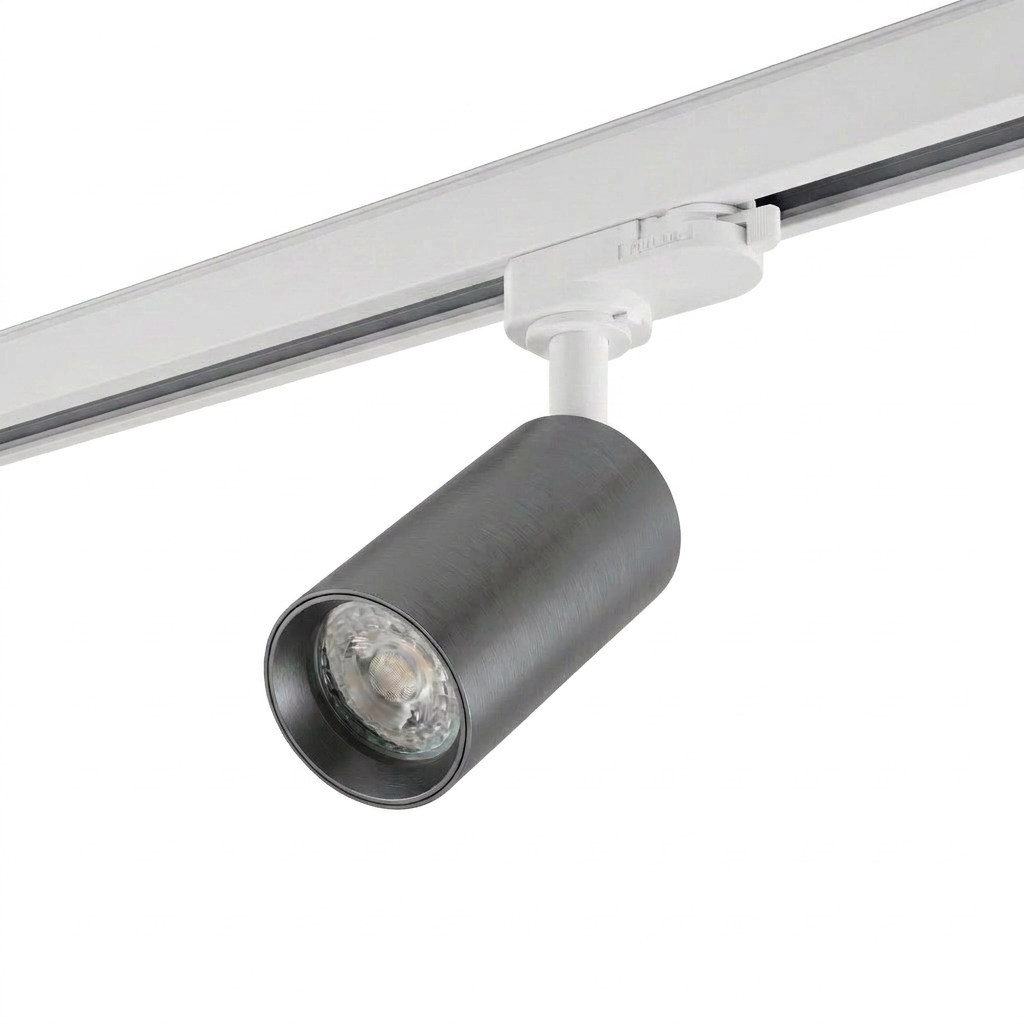 3-Fase Railspot Pro | OLYMPUS | GU10 fitting | Wit - Dark Silver