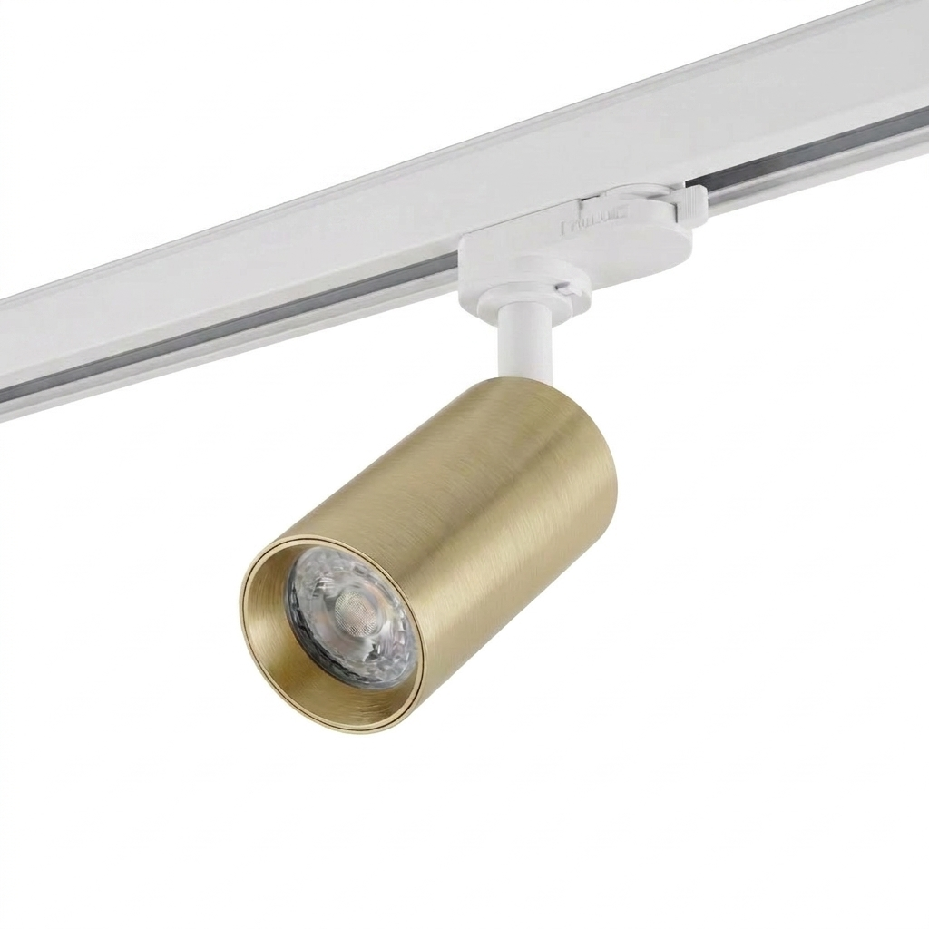 3-Fase Railspot Pro | OLYMPUS | GU10 fitting | Wit - Messing