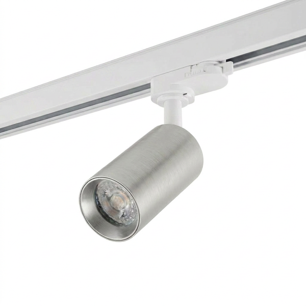 3-Fase Railspot Pro | OLYMPUS | GU10 fitting | Wit - Silver