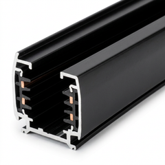 3-fase spanningsrail 150 cm | Zwart | Aluminium | Pro-Track
