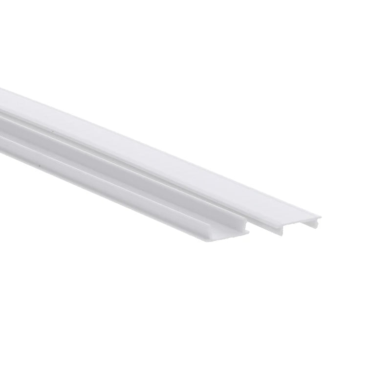 Afdekcover 1-fase rail | 100 cm | Wit | Kunststof | Pro-Track