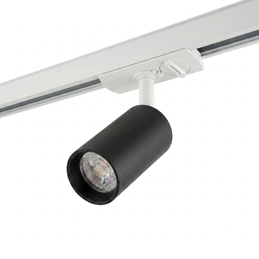 1-Fase Railspot Pro | OLYMPUS | GU10 fitting | Wit met Zwart