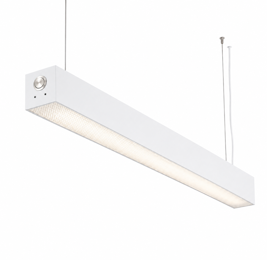 LED Lichtlijn Kantoor | QUANTORE | 24W | 112 cm | Dimbaar (Push to Dim) | Wit | UGR<19 | Premium Series