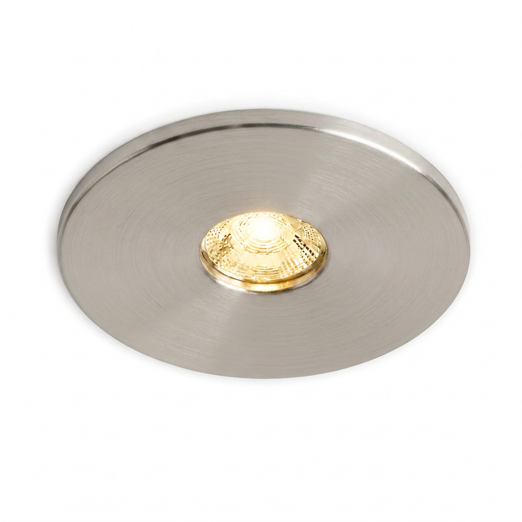 LED Mini Recessed Spot Porch | 3 Watt | Ø28mm | Dimmable | 230V | IP67-Waterproof | Nickel | MIND