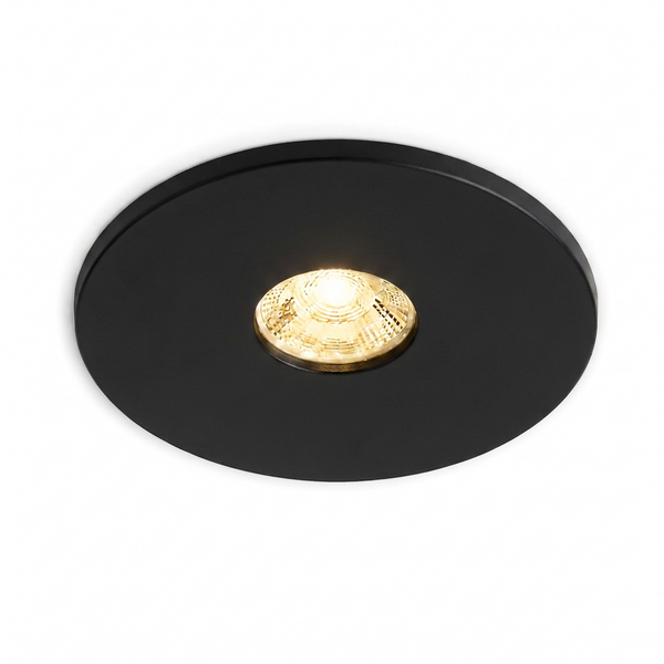 LED Mini inbouwspot veranda | 3 Watt | Ø28mm | Dimbaar | 230V | IP67-Waterdicht | Zwart | MIND