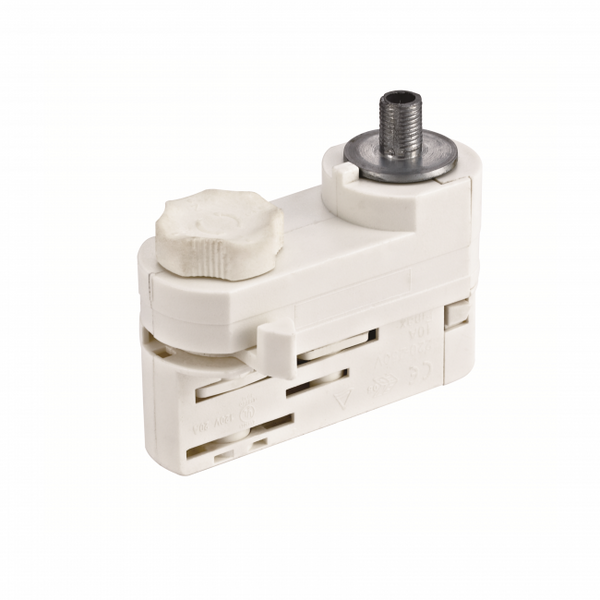 Pendel-adapter 3-fase rail | Wit | Kunststof | Pro-Track